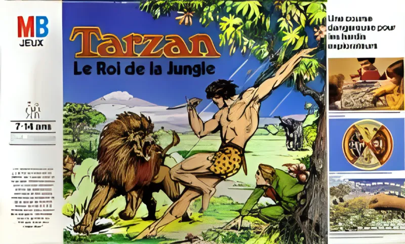 Boîte du jeu Tarzan le roi de la jungle