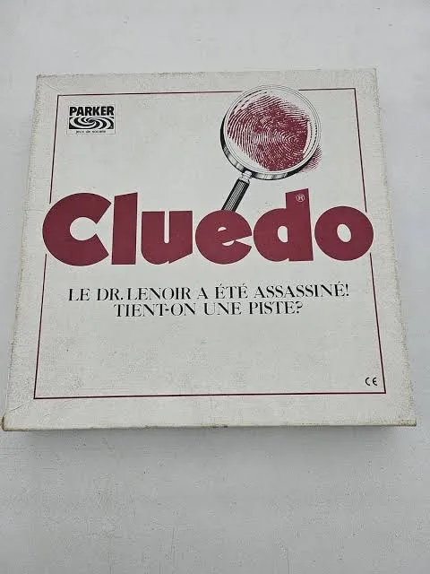 Boîte du jeu Cluedo (1974)