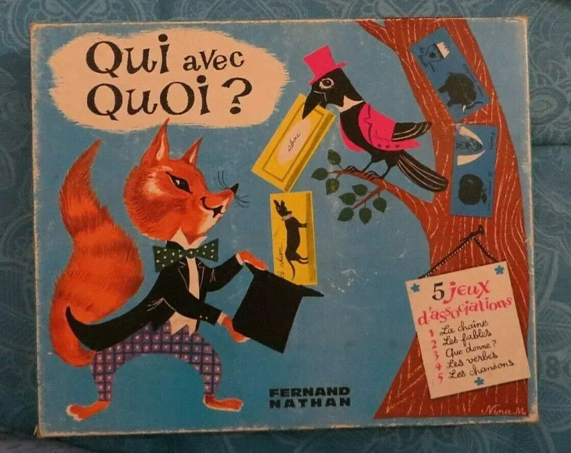 Boîte du jeu Qui avec quoi?
