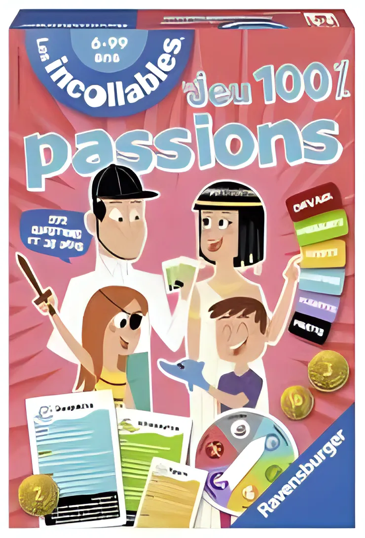 Boîte du jeu Les incollables 100% passions