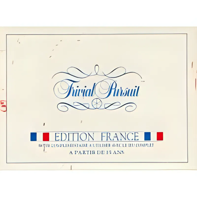 Boîte du jeu Trivial Pursuit-France