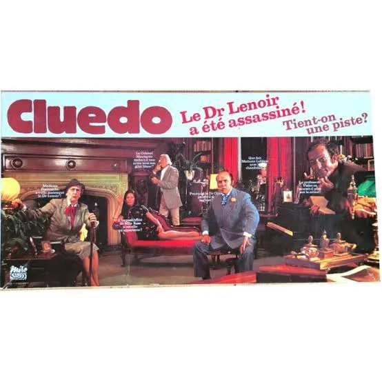 Boîte du jeu Cluedo 1974