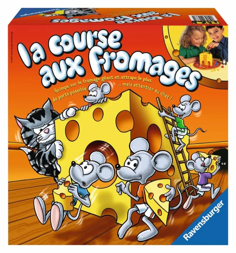 Boîte du jeu La course aux fromages