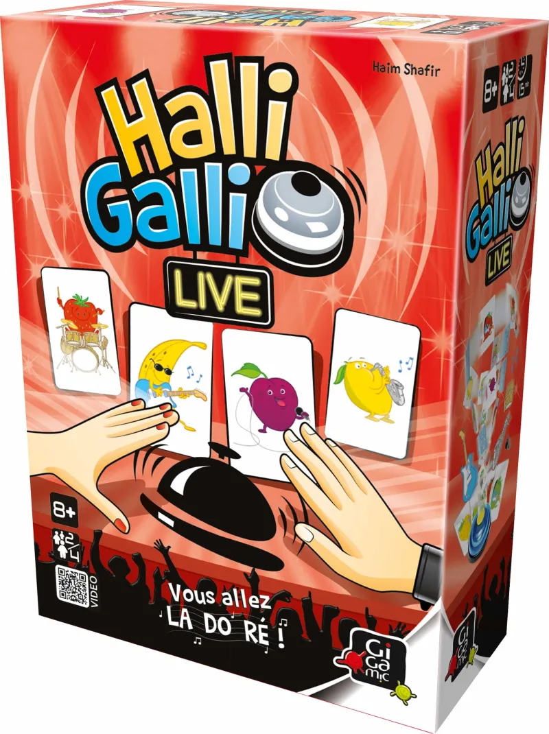 Boîte du jeu Halli Galli live