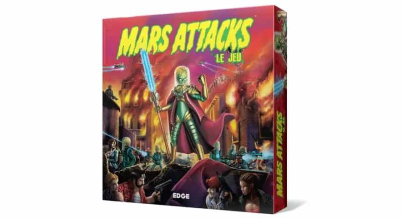Boîte du jeu Mars attacks