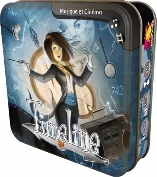 Boîte du jeu Timeline Musique et cinéma