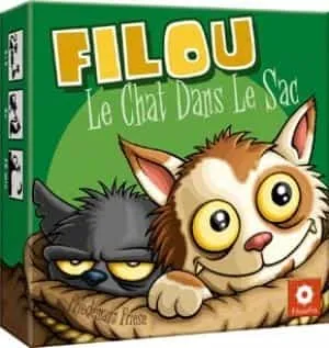 Boîte du jeu Filou le chat dans le sac