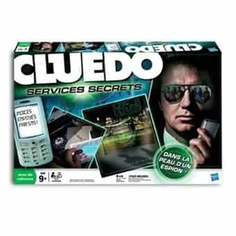Boîte du jeu Cluedo services secrets