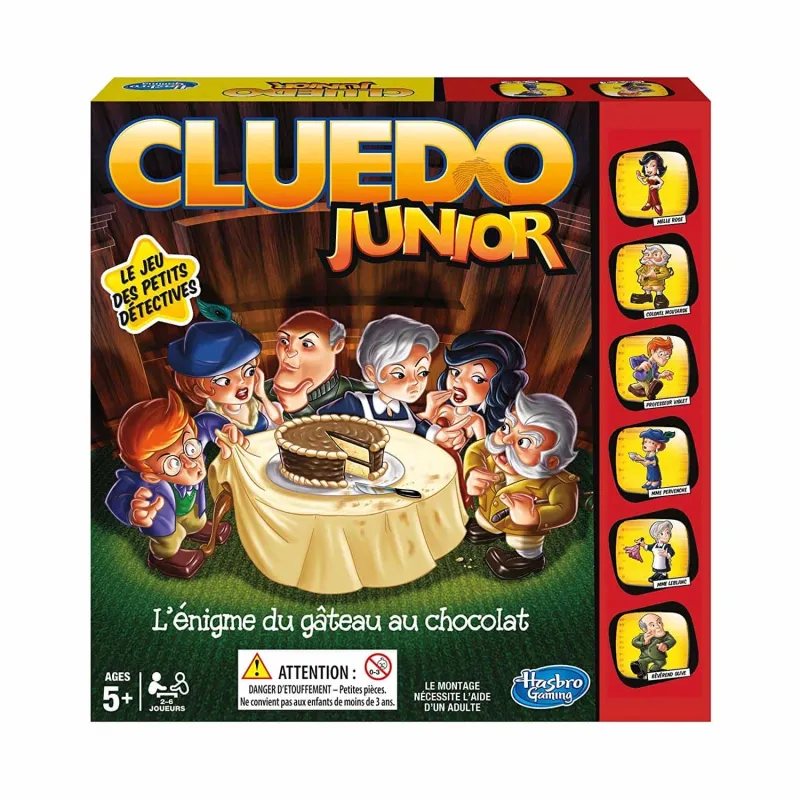Boîte du jeu Cluedo junior