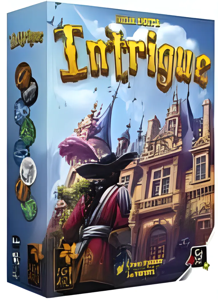 Boîte du jeu Intrigue