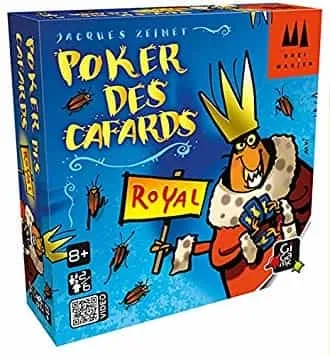 Boîte du jeu Poker des cafards royal