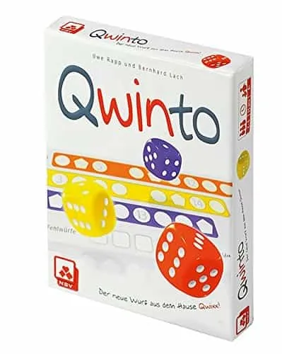 Boîte du jeu Qwinto