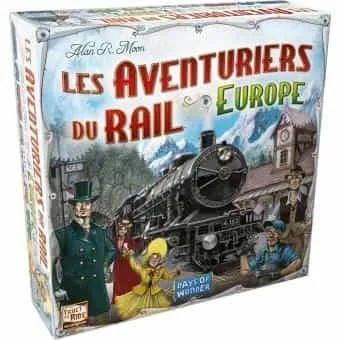 Boîte du jeu Les aventuriers du rail-Europe