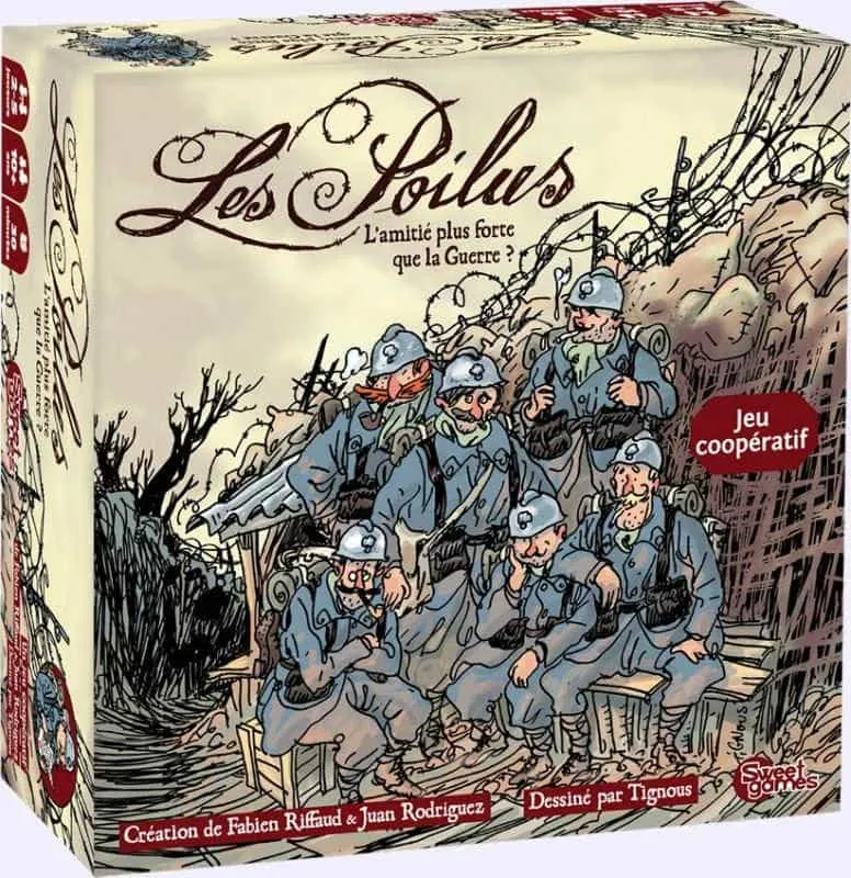 Boîte du jeu Les poilus