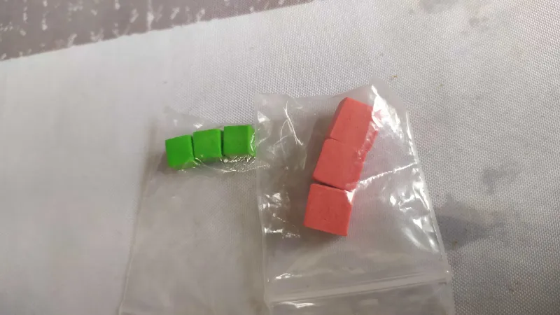 Cubes en mousse