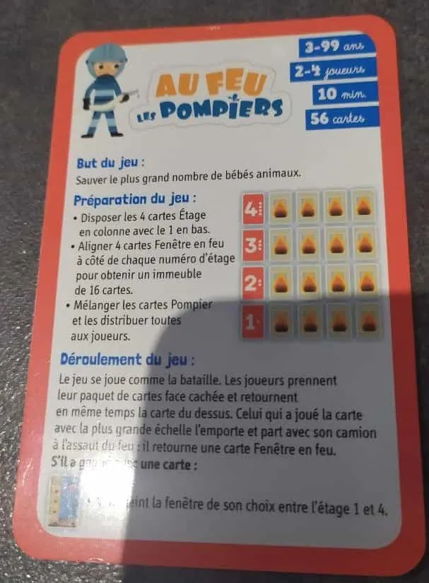 Au feu les pompiers