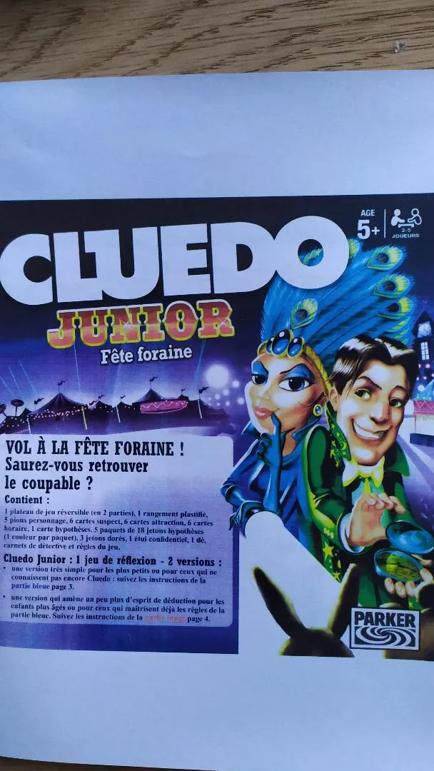 Cluedo junior fête forraine