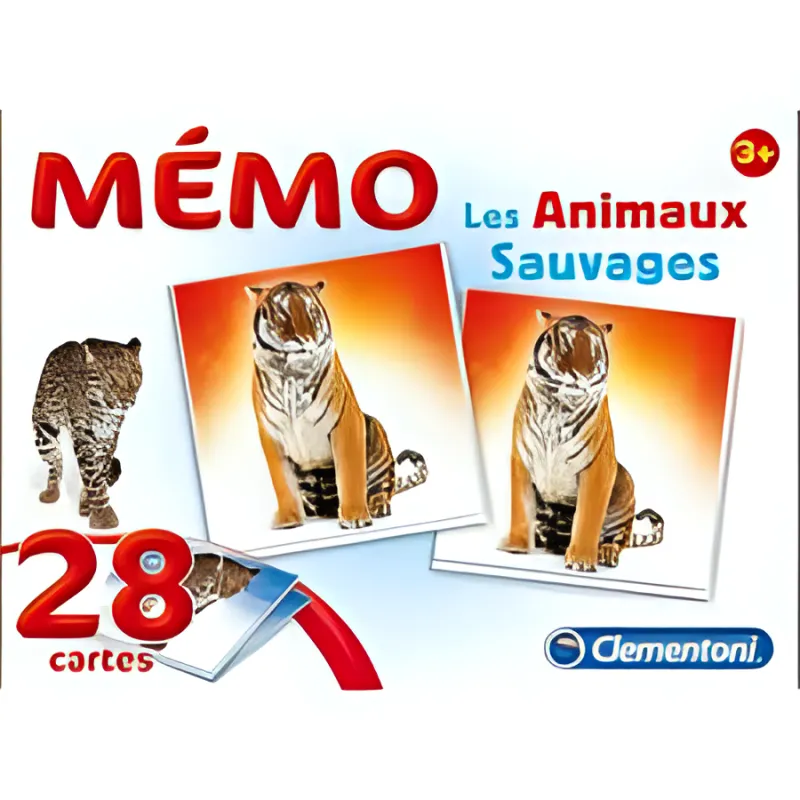 Memo les animaux sauvages