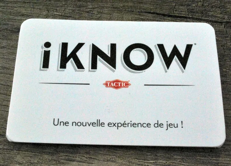 I know
